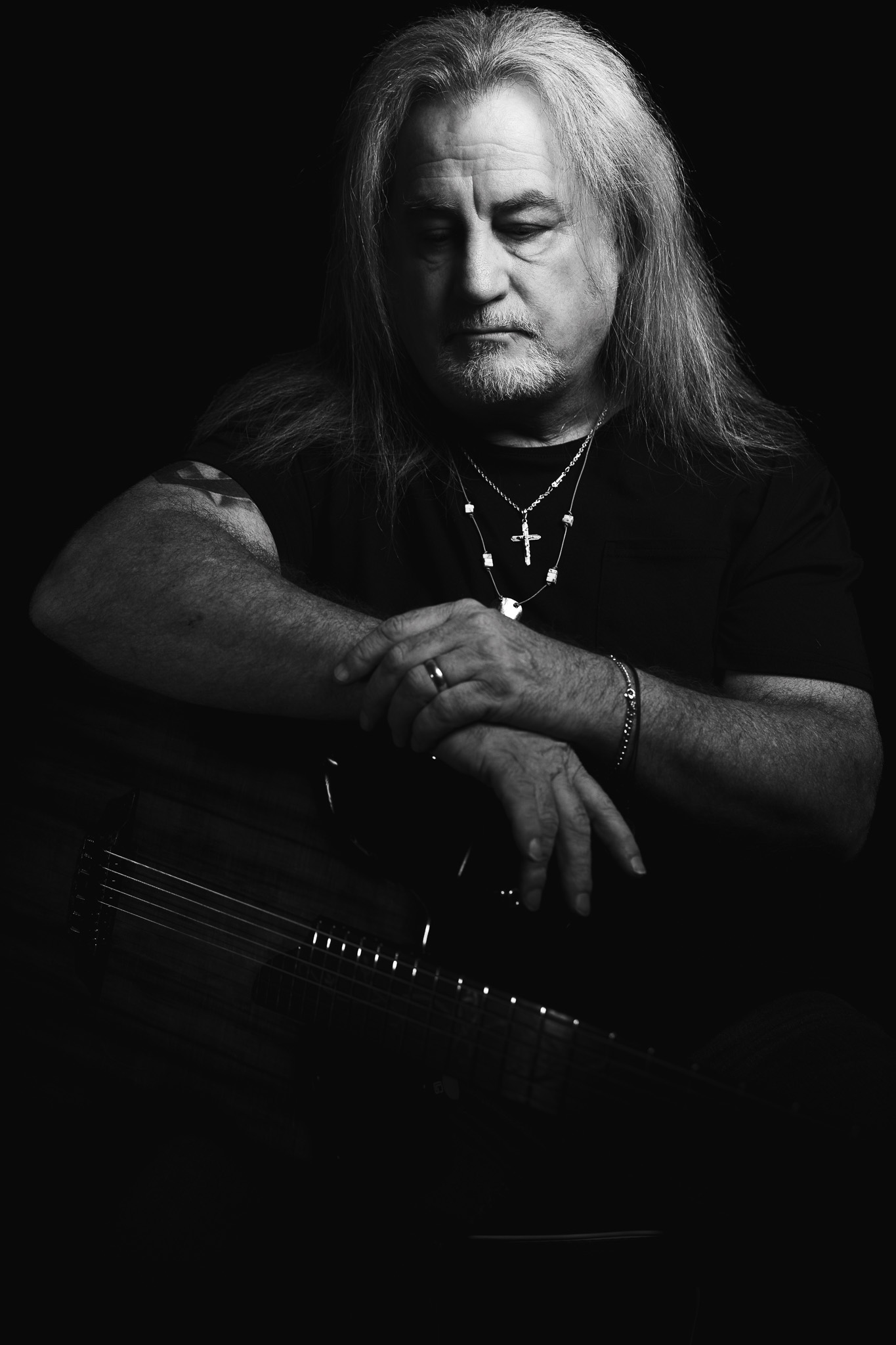 Black and white press portrait of Donnie Ray Reynolds